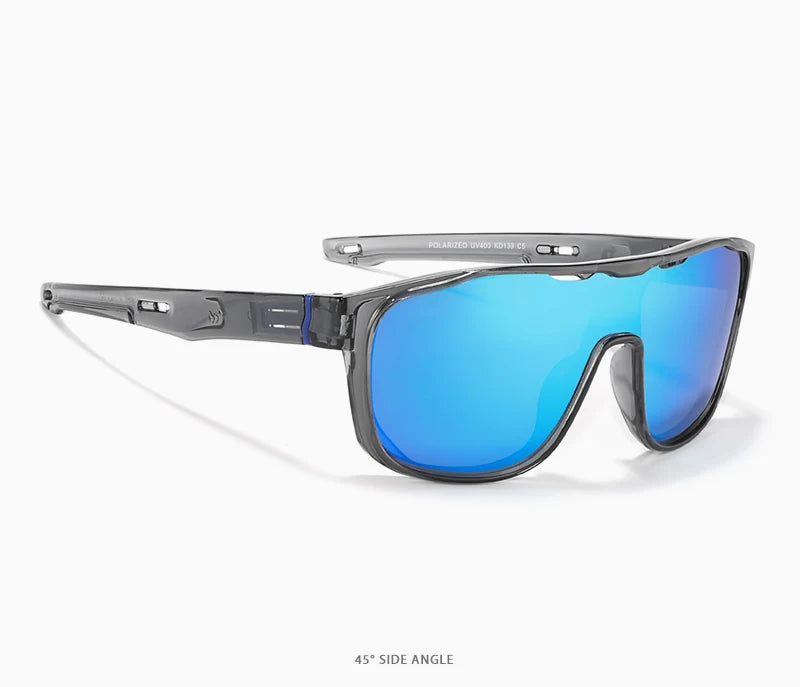 Sonnenbrille Einteiler polarisiert Spiegel winddicht Cat.3 Sport Herren