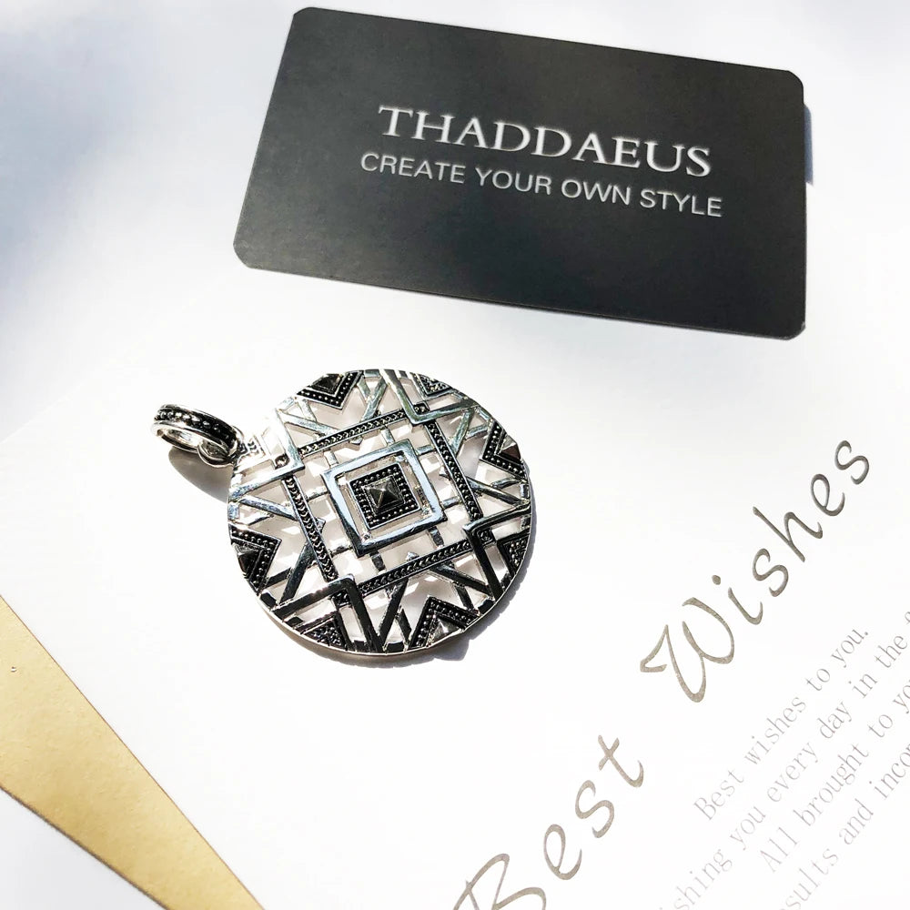 Damen-Anhänger Afrika Ornamente Glam aus Sterlingsilber