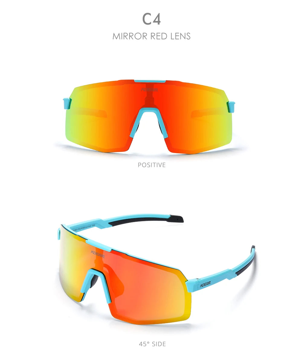 Sonnenbrille Sport TR90 polarisiert UV400 Laufen Angeln Outdoor Herren