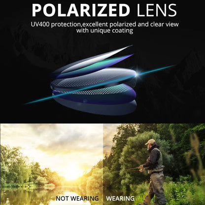 Sonnenbrille Al-Mg quadratisch polarisiert Outdoor UV400 Herren Damen