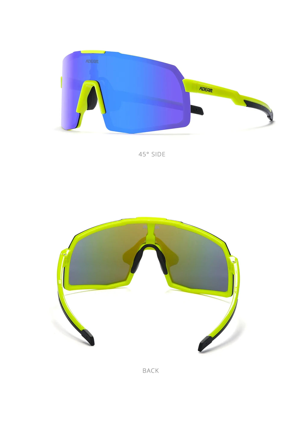 Sonnenbrille Sport TR90 polarisiert UV400 Laufen Angeln Outdoor Herren