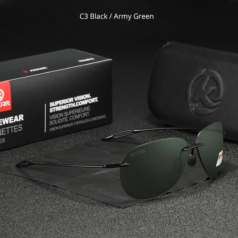 Sonnenbrille Pilot TR90 polarisiert UV400 ultraleicht Luxus Herren