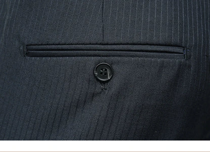 Herren-Slim-Fit-Anzugjacke im Schwalbenschwanz-Design – warm und modisch für Business und Hochzeit