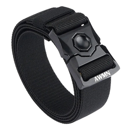 VATLY Taktischer Stretch-Gürtel Herren Nylon mit Zink-Schnellverschluss