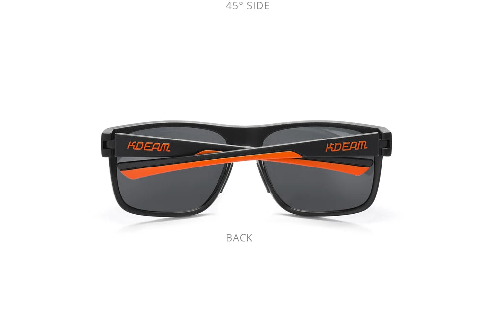 Sonnenbrille quadratisch photochrom polarisiert UV400 Wandern Camping Unisex
