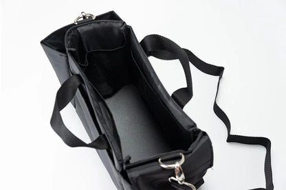 Damen Kosmetiktasche Großes Fassungsvermögen Aus Robuster Oxford-Gewebe Für Reisen Und Alltag Schwarz