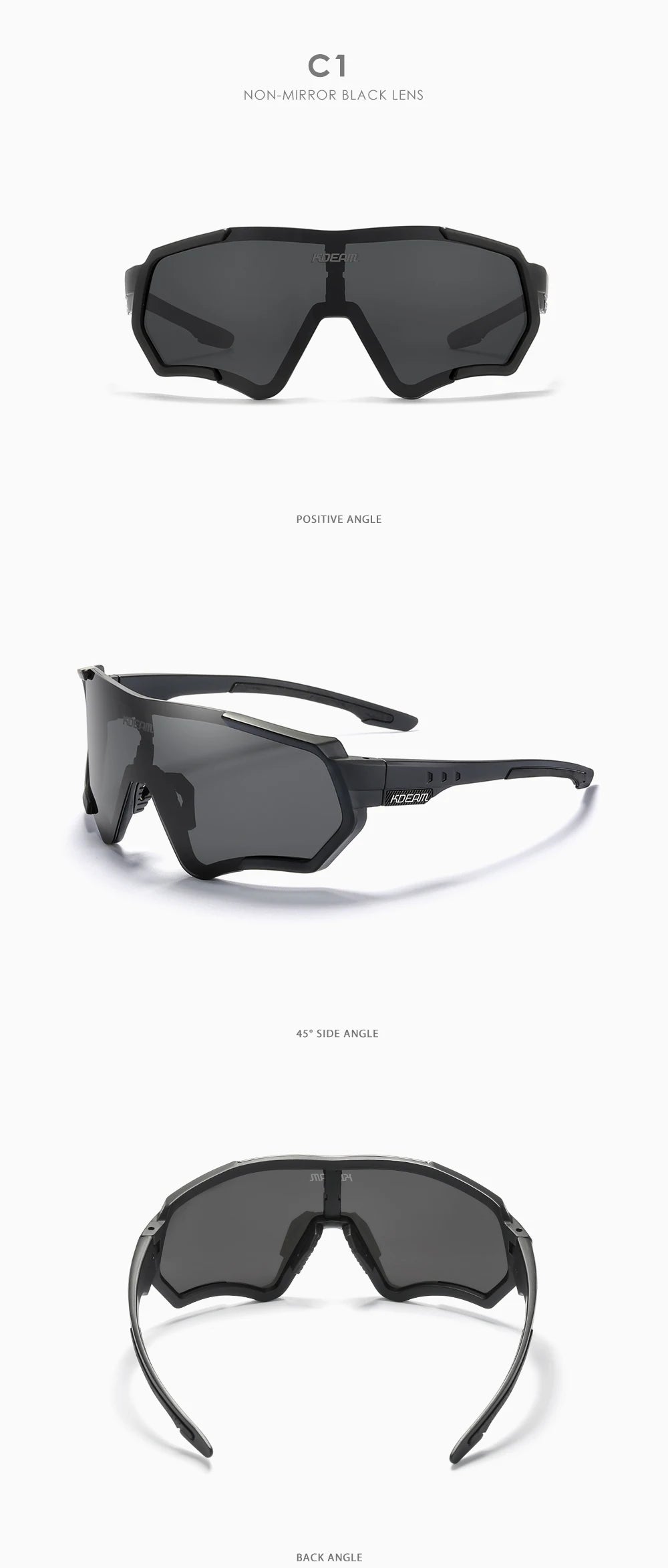Sonnenbrille Sport TR90 polarisiert Flash-Beschichtung Outdoor Herren