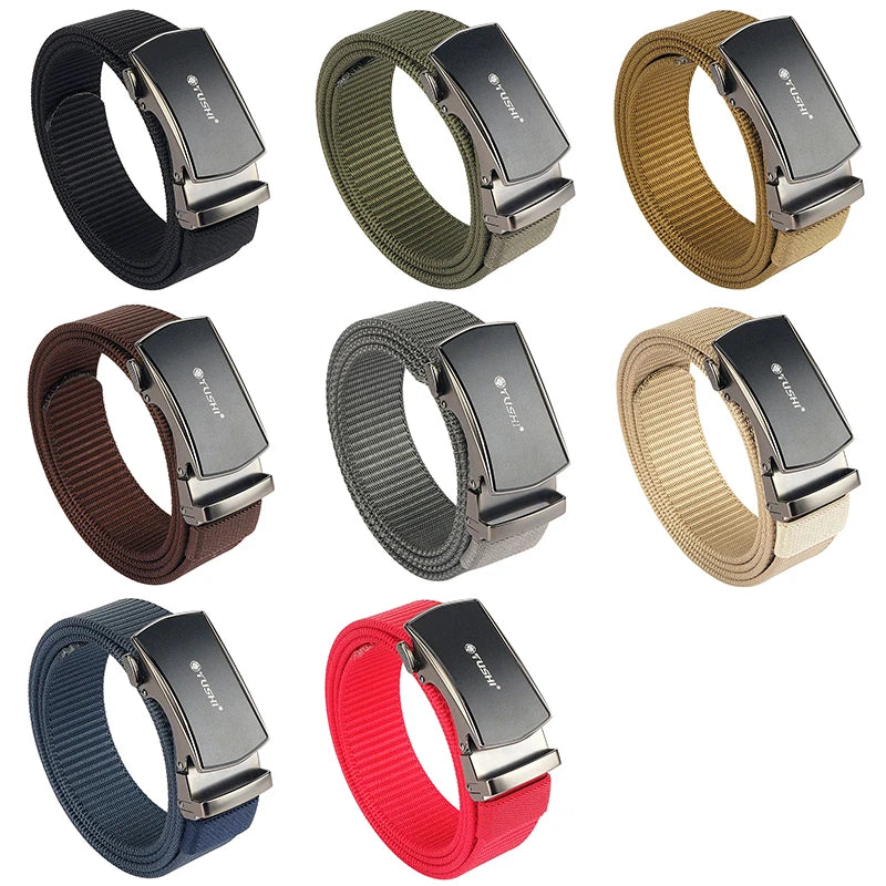 VATLY Casual Tactical Gürtel 3,4 cm 1200D Nylon Automatik-Schnalle Outdoor