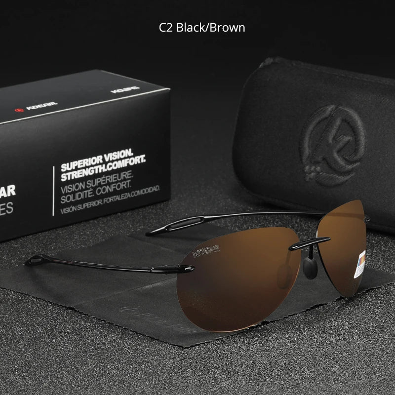 Sonnenbrille Pilot TR90 polarisiert UV400 ultraleicht Luxus Herren