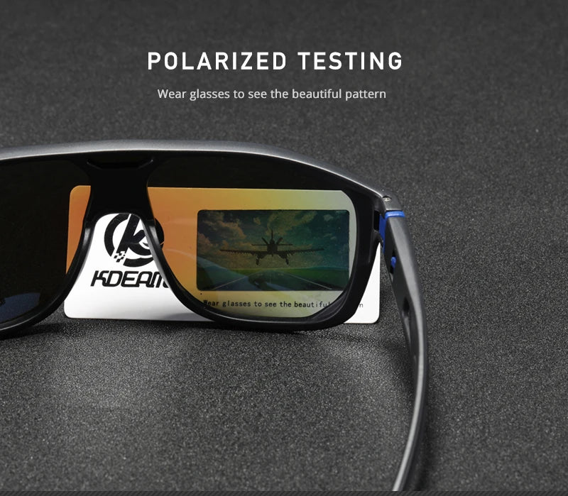 Sonnenbrille Einteiler polarisiert Spiegel winddicht Cat.3 Sport Herren