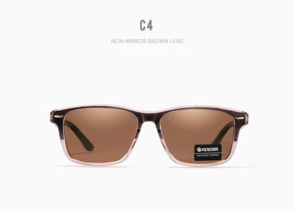 Sonnenbrille quadratisch polarisiert TR90 Federgelenk Unisex