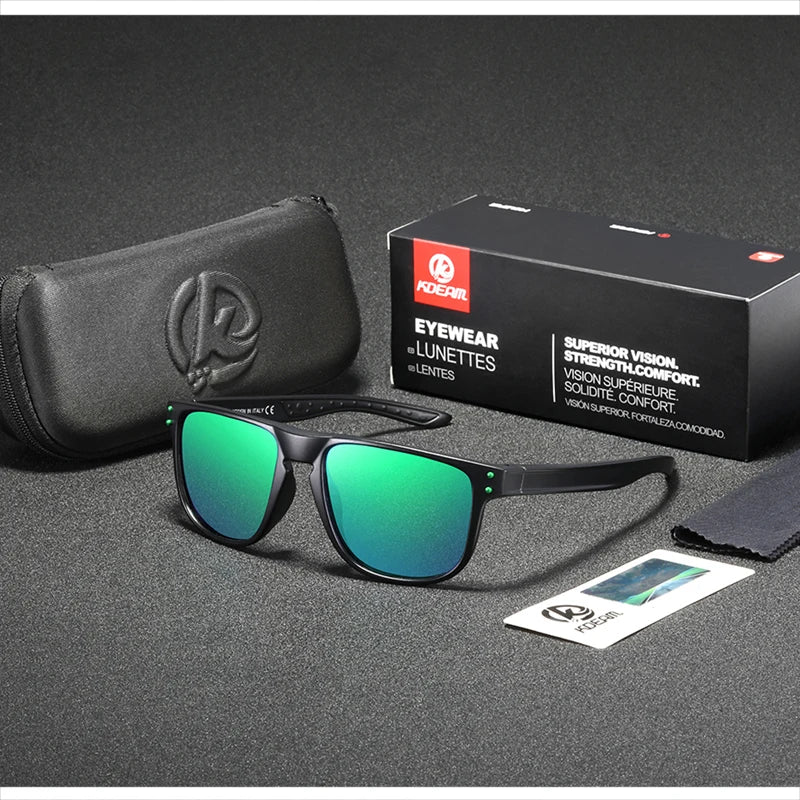 Sonnenbrille Kristallrahmen HD polarisiert Spiegel glasklar Unisex