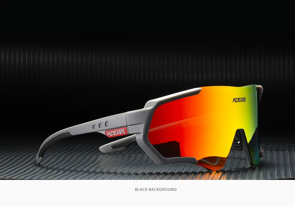 Sonnenbrille Sport TR90 polarisiert Flash-Beschichtung Outdoor Herren