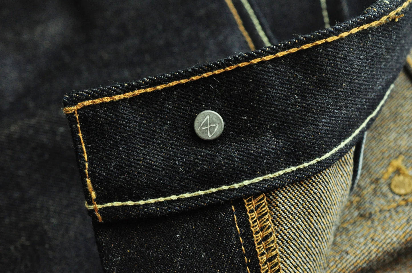 Herren Jeans aus Baumwolle und Leinen im Taper Fit mit 16,5 Unzen