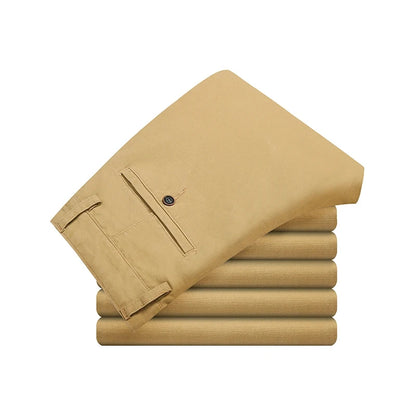 Herren Hose aus Baumwolle im lässigen Stretch-Stil in Übergröße