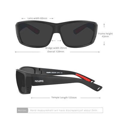 Sonnenbrille Sport TR90 polarisiert UV400 Belüftung leicht Herren