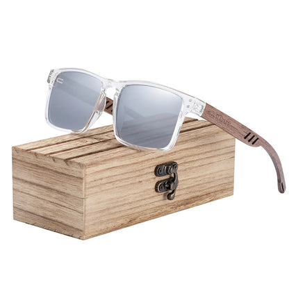 Sonnenbrille Holz Walnuss Marken-Design polarisiert UV400 Herren Damen