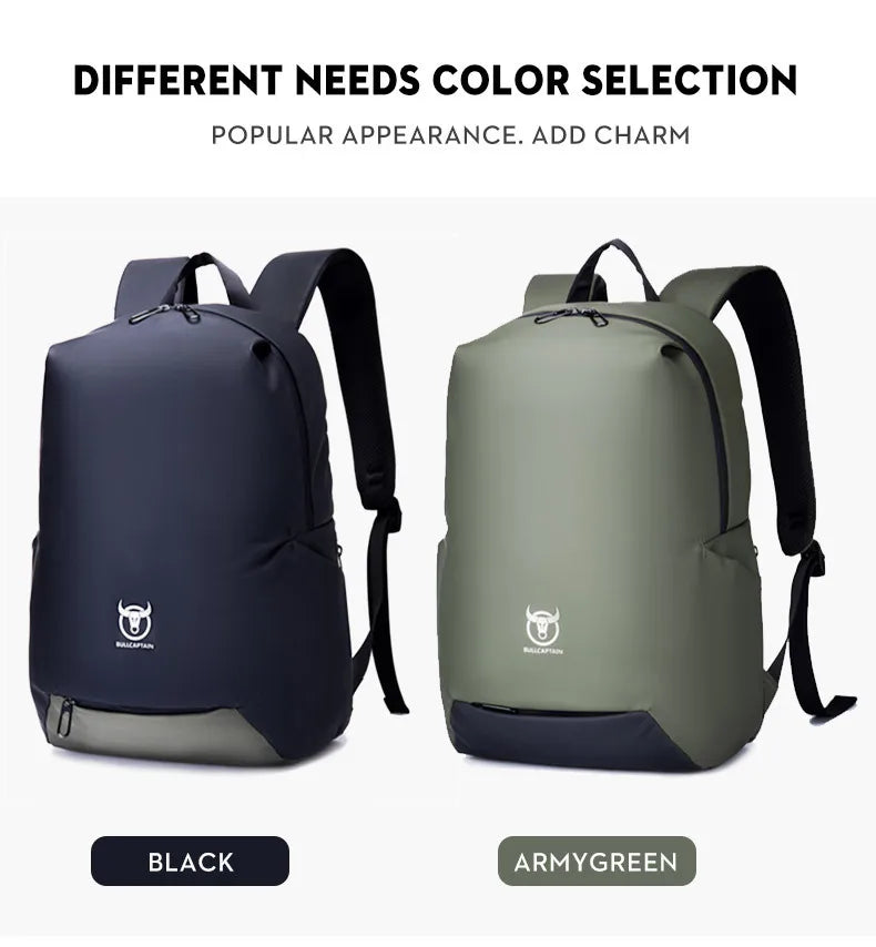 Herren-Schulrucksack Mit Laptopfach Und Wasserdicht Großes Fassungsvermögen Für 15-Zoll-Laptops