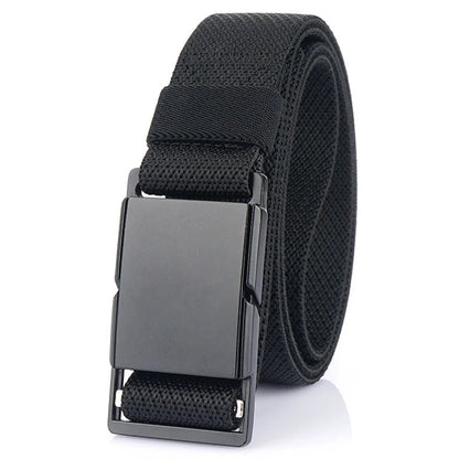 Unisex-Gürtel Mit Magnet-Schnalle 3,4 cm Breite Elastisch Für Outdoor Alltagsaktivitäten Wandern Reisen