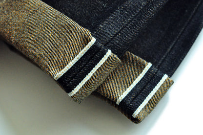 Herren Jeans aus Baumwolle und Leinen im Taper Fit mit 16,5 Unzen