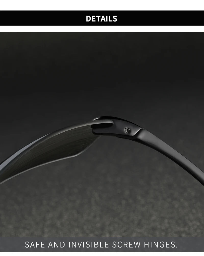 Sonnenbrille Sport TR90 leicht Laufen Fahren Karabiner-Etui Herren