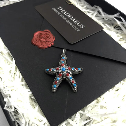 Damen-Charm-Anhänger Seestern Böhmen II aus Sterlingsilber