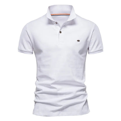 Herren Polo-Shirt aus 100 Prozent Baumwolle im einfarbigen Casual-Stil