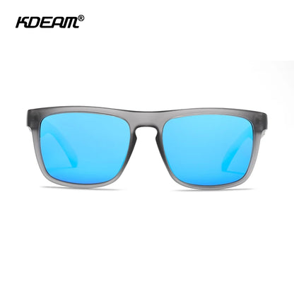 Sonnenbrille quadratisch polarisiert transparent 30 Farben Spiegel Herren