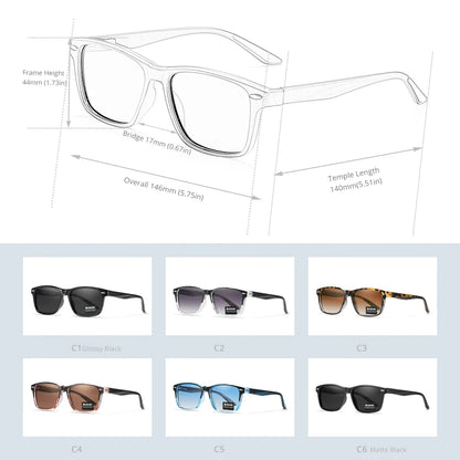 Sonnenbrille Sport TR90 Farbverlauf polarisiert 100% UV Angeln Herren