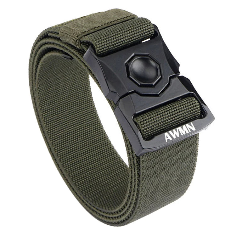 VATLY Taktischer Stretch-Gürtel Herren Nylon mit Zink-Schnellverschluss