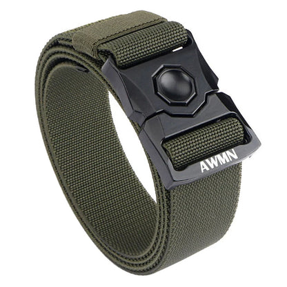 VATLY Taktischer Stretch-Gürtel Herren Nylon mit Zink-Schnellverschluss