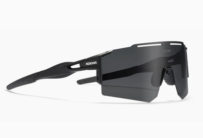 Sonnenbrille Sport TR90 polarisiert 1,2mm Glas Gummisteg winddicht Herren