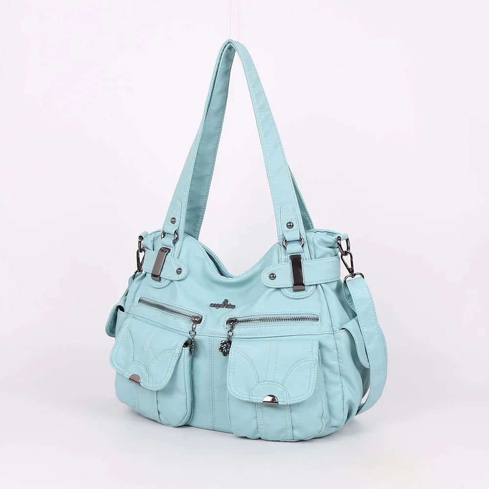 Damen-Handtasche Multifunktionale PU-Tasche Großes Fassungsvermögen Alltagsbegleiter