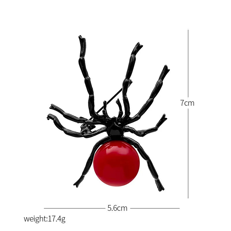 Brosche Spinne Insekt Retro Legierung Kragen Urlaub Zubehör Damen