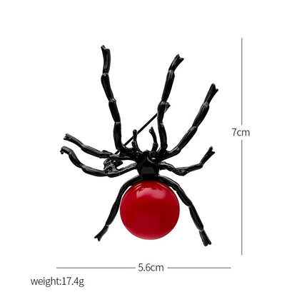 Brosche Spinne Insekt Retro Legierung Kragen Urlaub Zubehör Damen