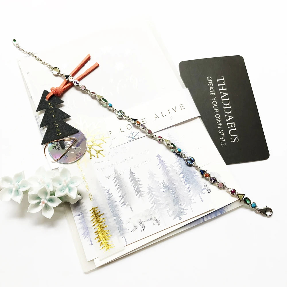 Damen-Armband Paradise Journey bunt Boho aus Sterlingsilber