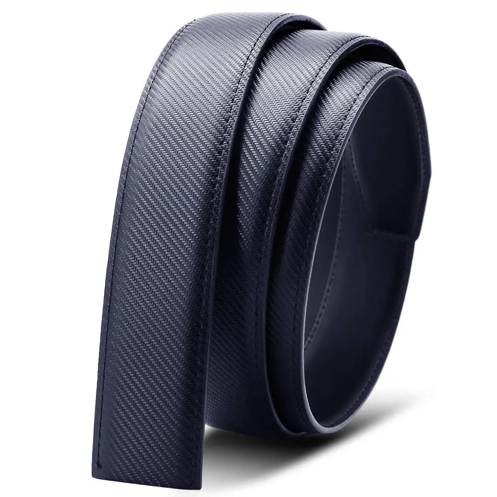 Herren Echtleder-Gürtel 3,4 cm Automatik-Schnalle Business Leisure Rindsleder