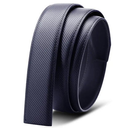 Herren Echtleder-Gürtel 3,4 cm Automatik-Schnalle Business Leisure Rindsleder