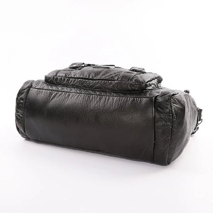 Damen-Schultertasche aus PU-Leder mit Top-Griff und extrem großem Fassungsvermögen für Alltag