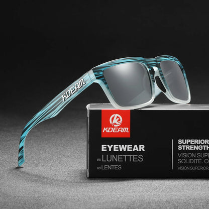 Sonnenbrille quadratisch polarisiert Angeln Lifestyle Spiegel Hartbox Unisex