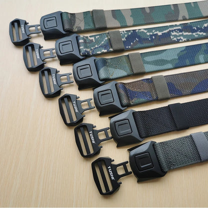 Herren Taktischer Gürtel aus Nylon mit Schnellverschluss Tarnmuster Outdoor-Einsätze