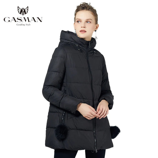 Damen-Winterparka mit Kapuze – Warme, dicke Jacke für kalte Tage