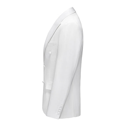 Luxuriöses Herren-Doppelreiher Anzugset: Eleganter 5XL Smoking für Hochzeit & Gala-Veranstaltungen