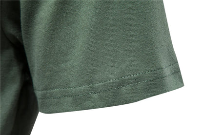 Herren T-Shirt aus Baumwolle mit hochwertigem Druck im lässigen Stil