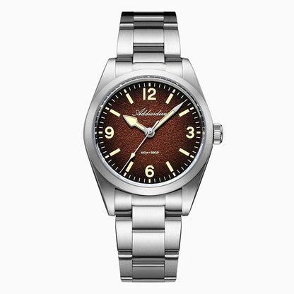 Herren-Quarzuhr mit Saphirglas und C3-Retro-Leuchtmasse