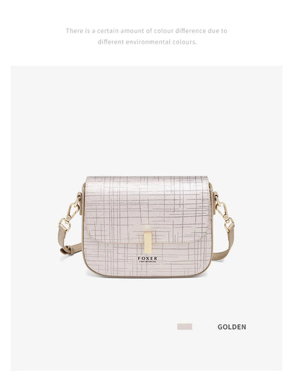 Damen-Schultertasche aus Spaltleder im Mode-Luxus-Designs für Alltag und Freizeit