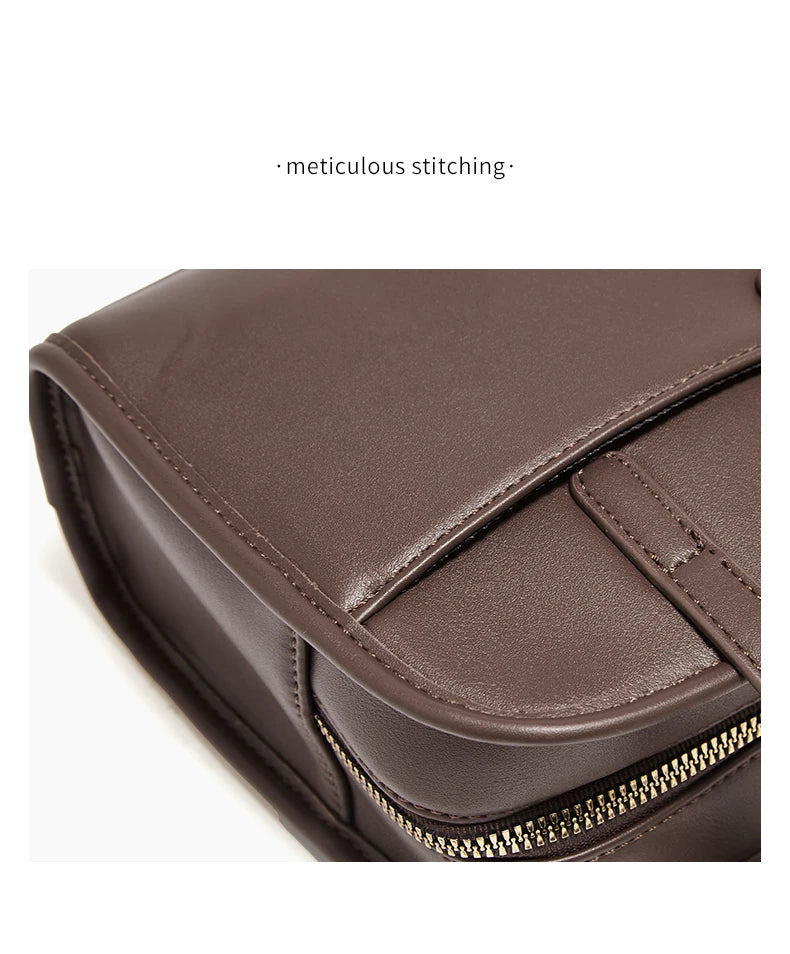 Damen Schultertasche aus PU-Leder mit Crossbody Großem Fassungsvermögen