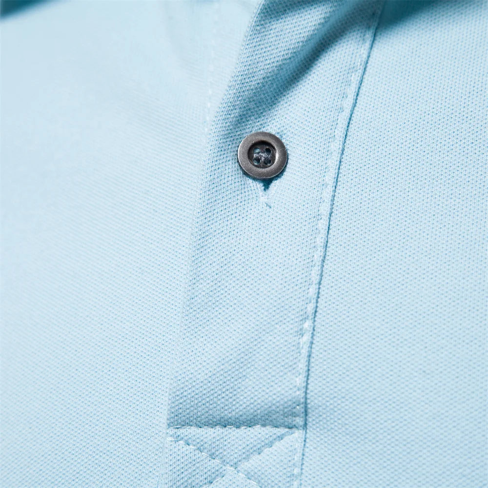 Herren Polo Shirts aus Baumwolle mit hochwertiger Stickerei für den Sommer