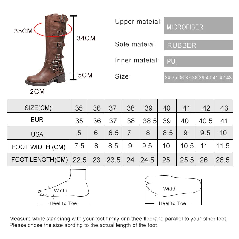 AIYUQI Women Cowboy Boots 2025 Autumn New Belt Buckle Women Marton Boots British Style Large Size 41 42 43 Women Long Boots
