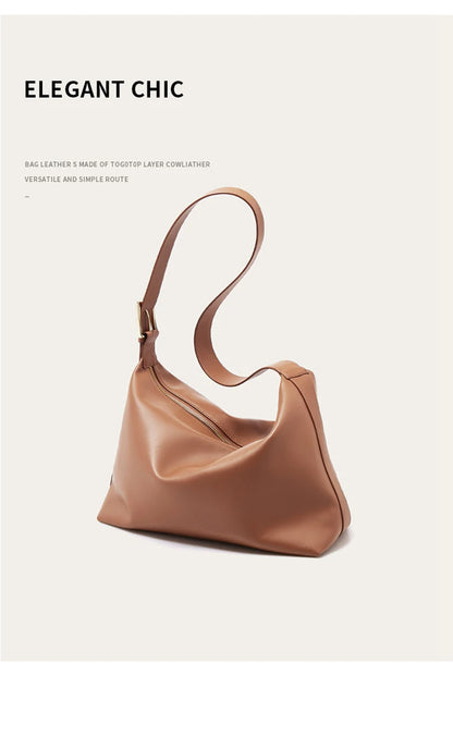 Damen Tote Tasche aus Split-Leder mit großem Fassungsvermögen Crossbody